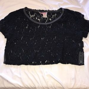 Free people lace crop top